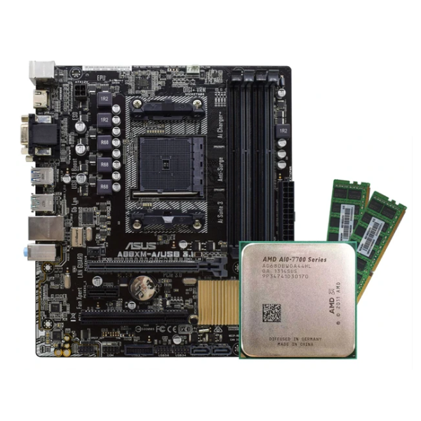 Kit carte mère + AMD ryzen 3G + 16Go de Ram + Vega + SSD M2 250Go