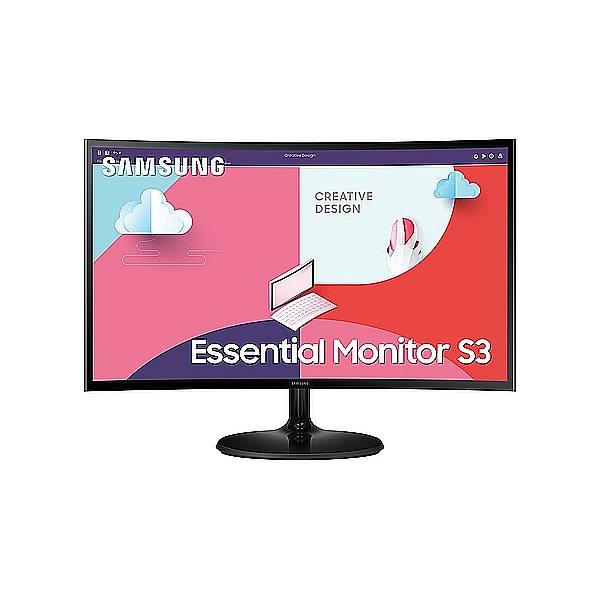Moniteur LCD SAMSUNG Incurvé - 24" FHD - Dalle VA - 4 ms - 75 Hz - HDMI / VGA - AMD FreeSync