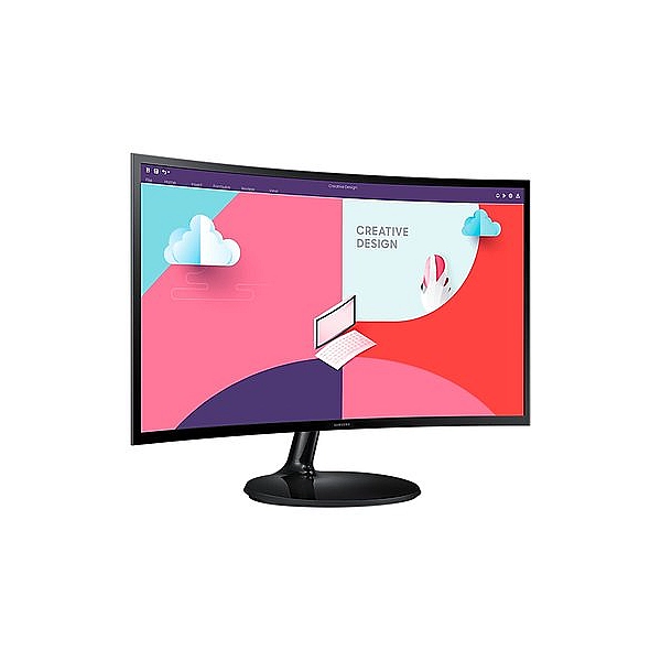Moniteur LCD SAMSUNG Incurvé - 24" FHD - Dalle VA - 4 ms - 75 Hz - HDMI / VGA - AMD FreeSync