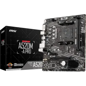 Carte mère MSI A520M-A PRO - Micro-ATX - Processeur AM4 - DDR4