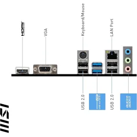 Carte mère MSI H510M B-Pro socket LGA1200