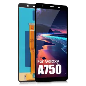 écran SAMSUNG A7 2018 SM-A750 premium noir