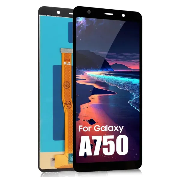 écran SAMSUNG A7 2018 SM-A750 premium noir