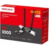 Carte WiFi PCIe AX3000Mbps MERCUSYS, Bluetooth 5.3, Bi-Bande (5GHz/2.4GHz), Chipset Intel Wi-FI 6E, WPA3