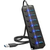 Hub usb 3.0 haute vitesse 7 ports
