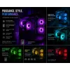 Pc Aquarium Gaming, RGB piloté par télécommande - Ryzen 7 - 16 Go de mémoire - NVME 1To - RTX5060