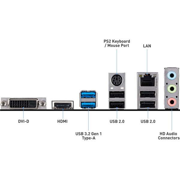 Carte mère MSI H410M A-Pro socket LGA1200